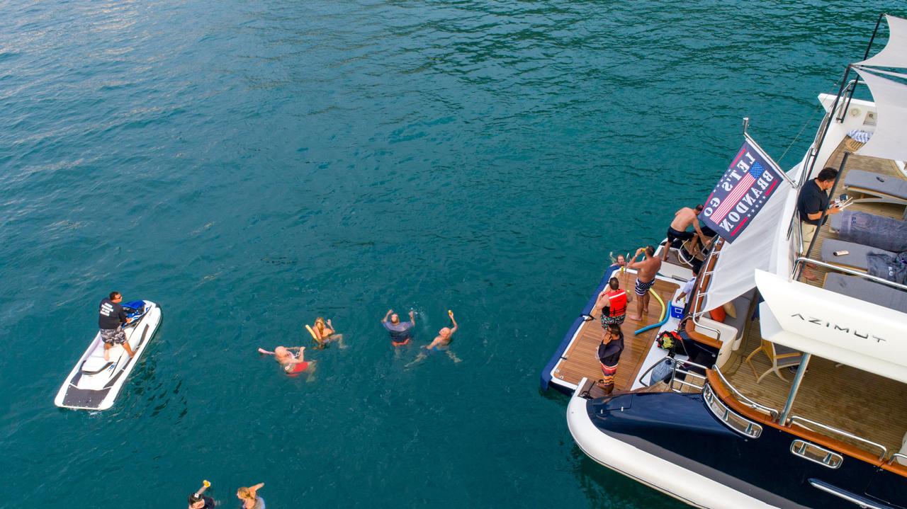 BLAU aft deck